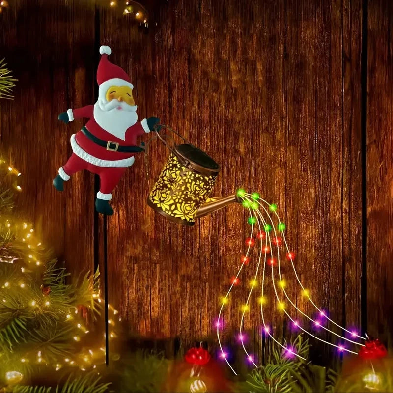Christmas solar kettle lights
