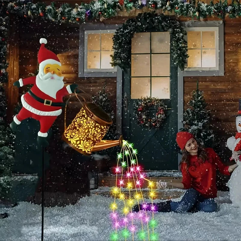 Christmas solar kettle lights
