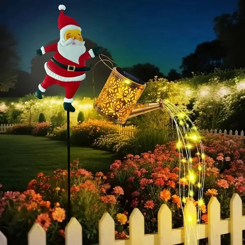 Christmas solar kettle lights