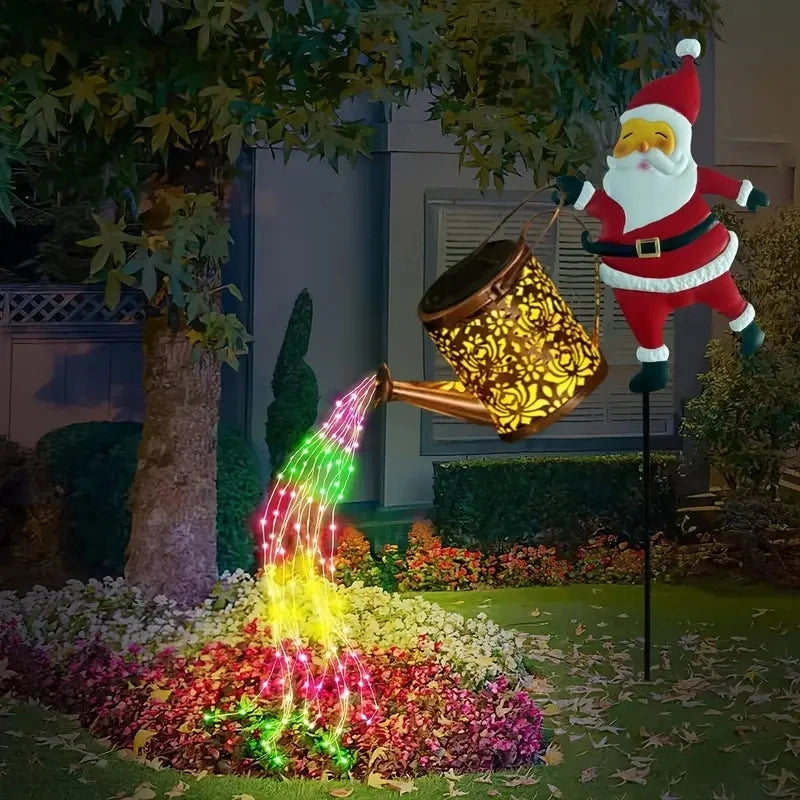 Christmas solar kettle lights